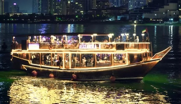 Dhow Cruise Dubai Marina (Sharing Basis cruise)